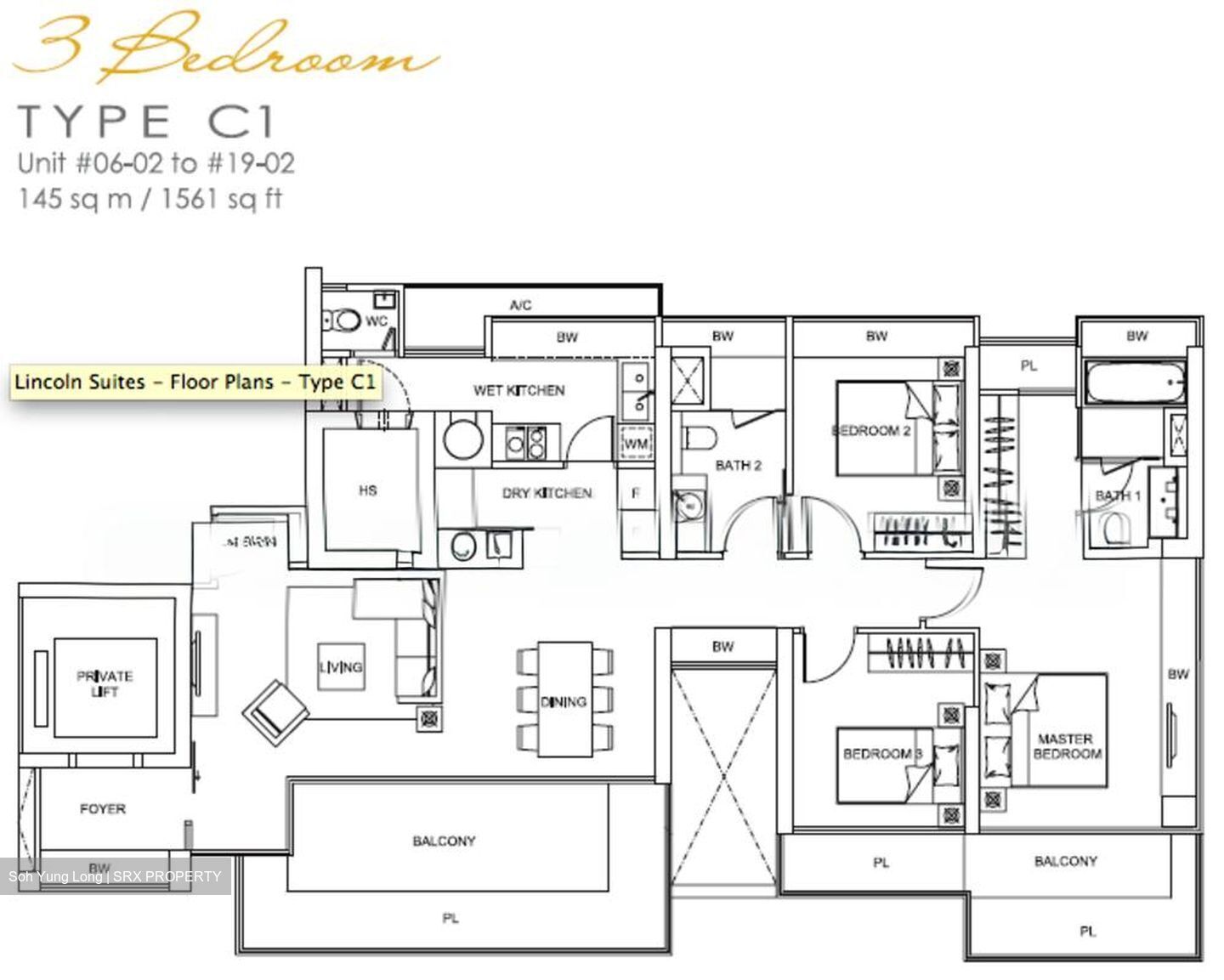 Lincoln Suites (D11), Condominium #602141651